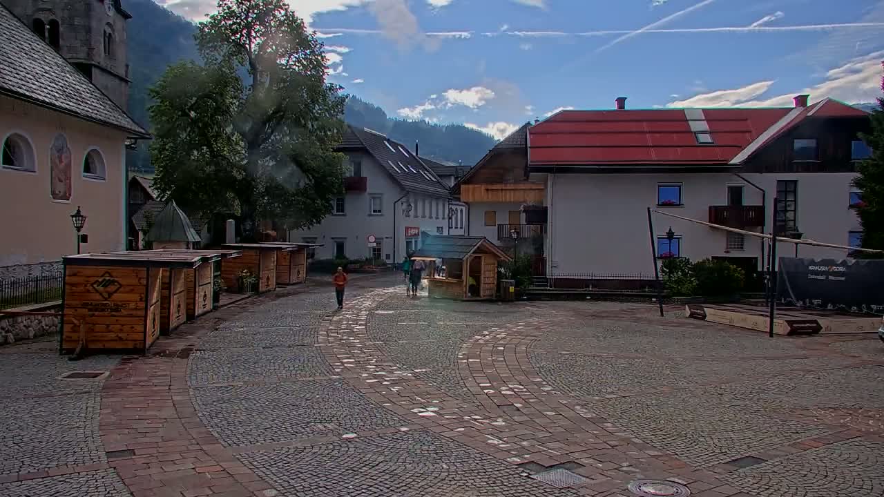 Kranjska Gora Town Center Live Cam - Jesenice, Gorenjska (Upper Carniola), Slovenia