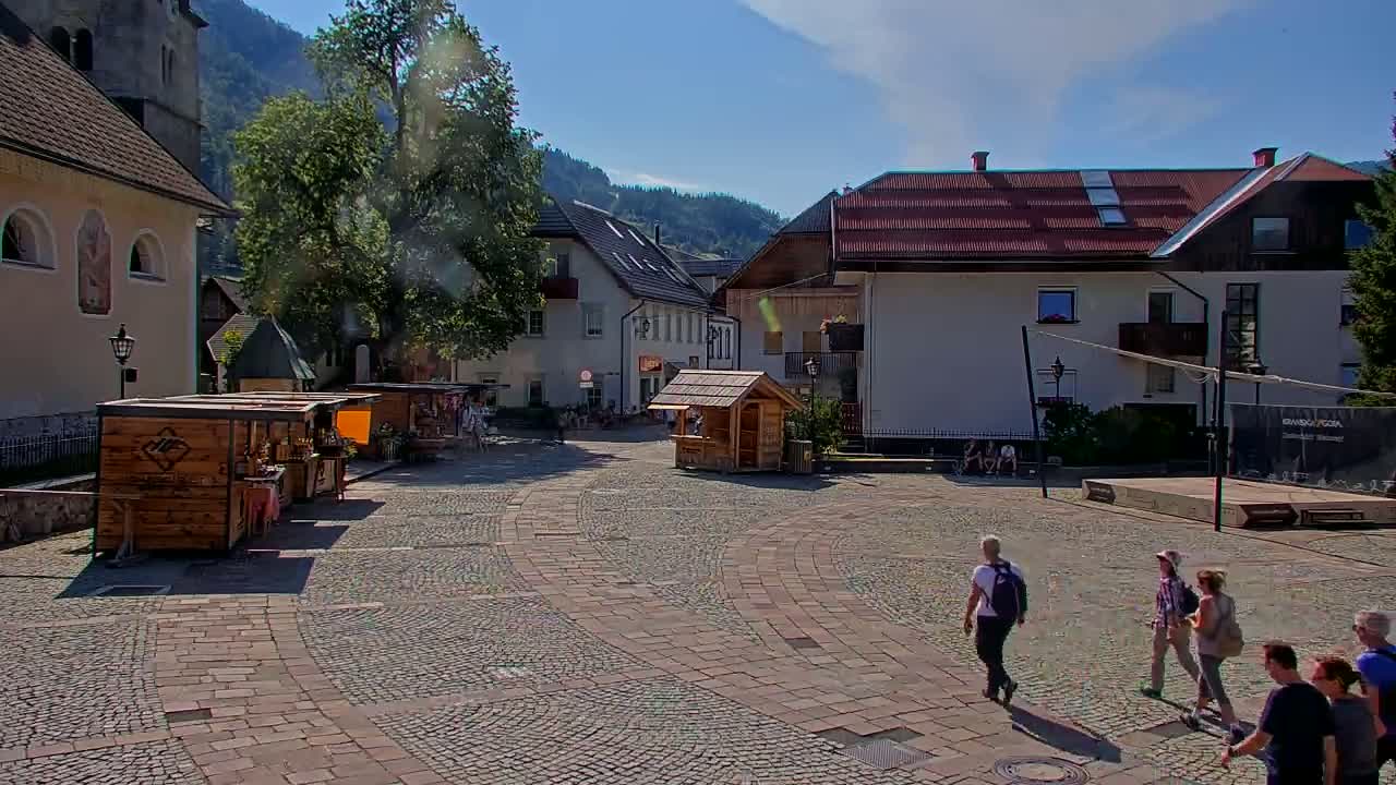 Kranjska Gora Town Center Live Cam - Jesenice, Gorenjska (Upper Carniola), Slovenia