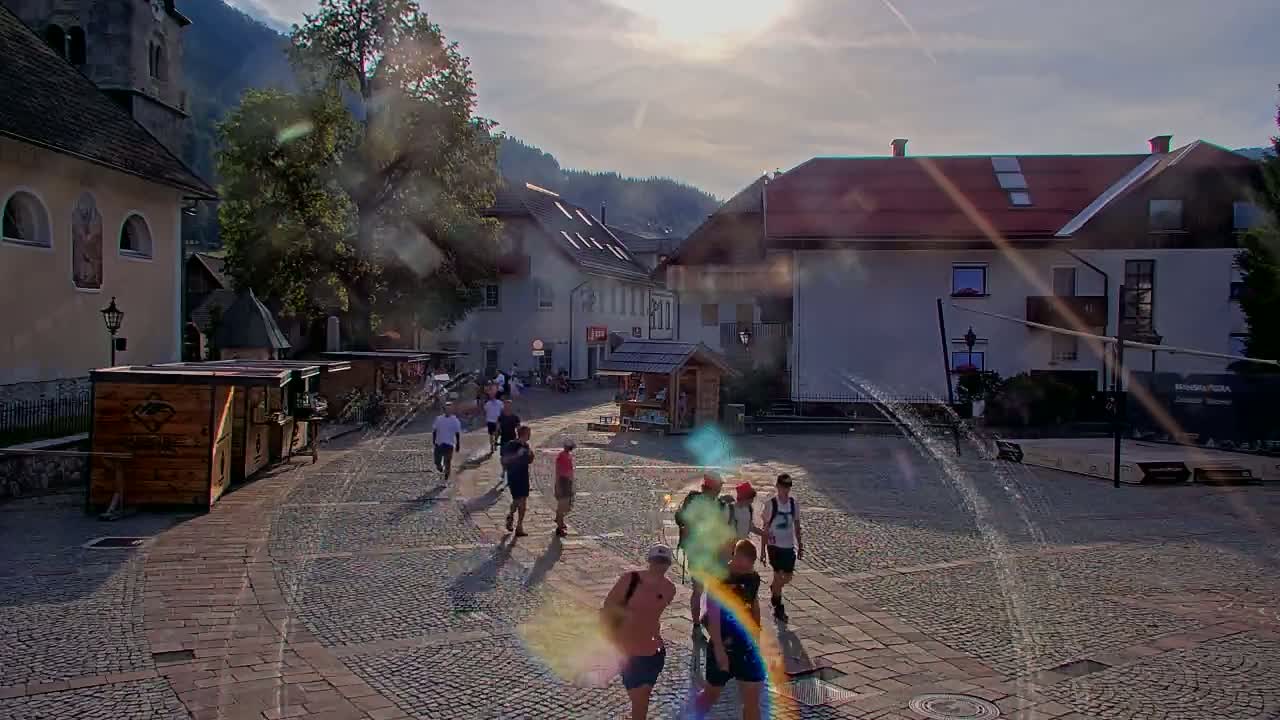 Kranjska Gora Town Center Live Cam - Jesenice, Gorenjska (Upper Carniola), Slovenia