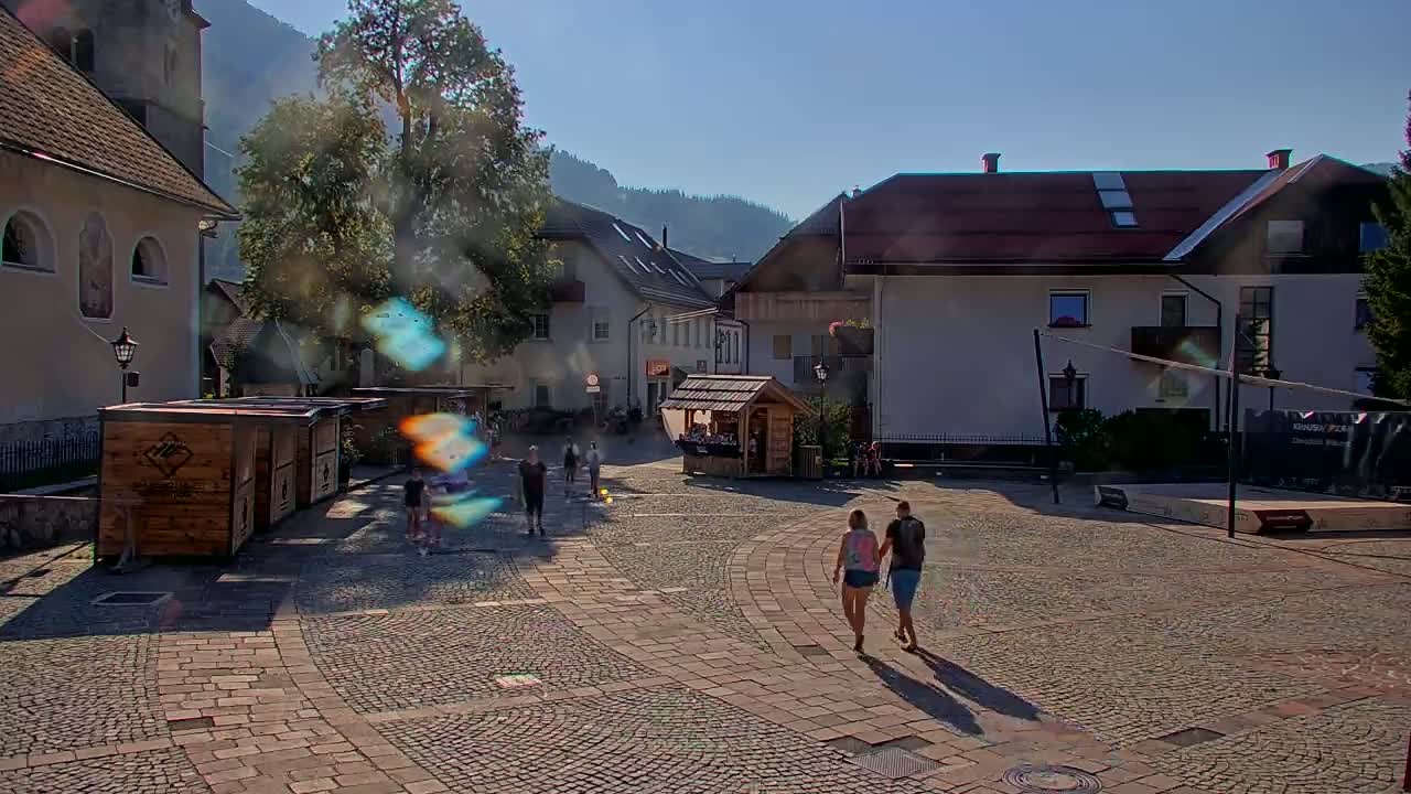 Kranjska Gora Town Center Live Cam - Jesenice, Gorenjska (Upper Carniola), Slovenia