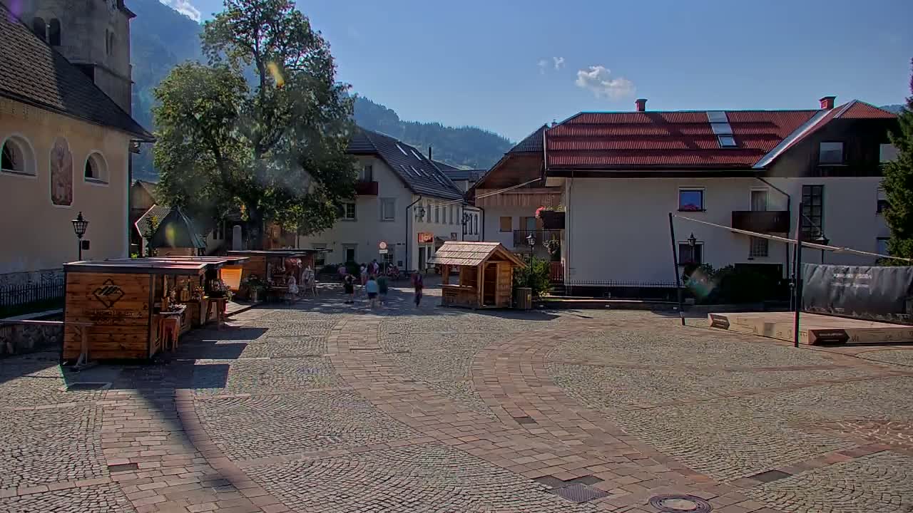 Kranjska Gora Town Center Live Cam - Jesenice, Gorenjska (Upper Carniola), Slovenia