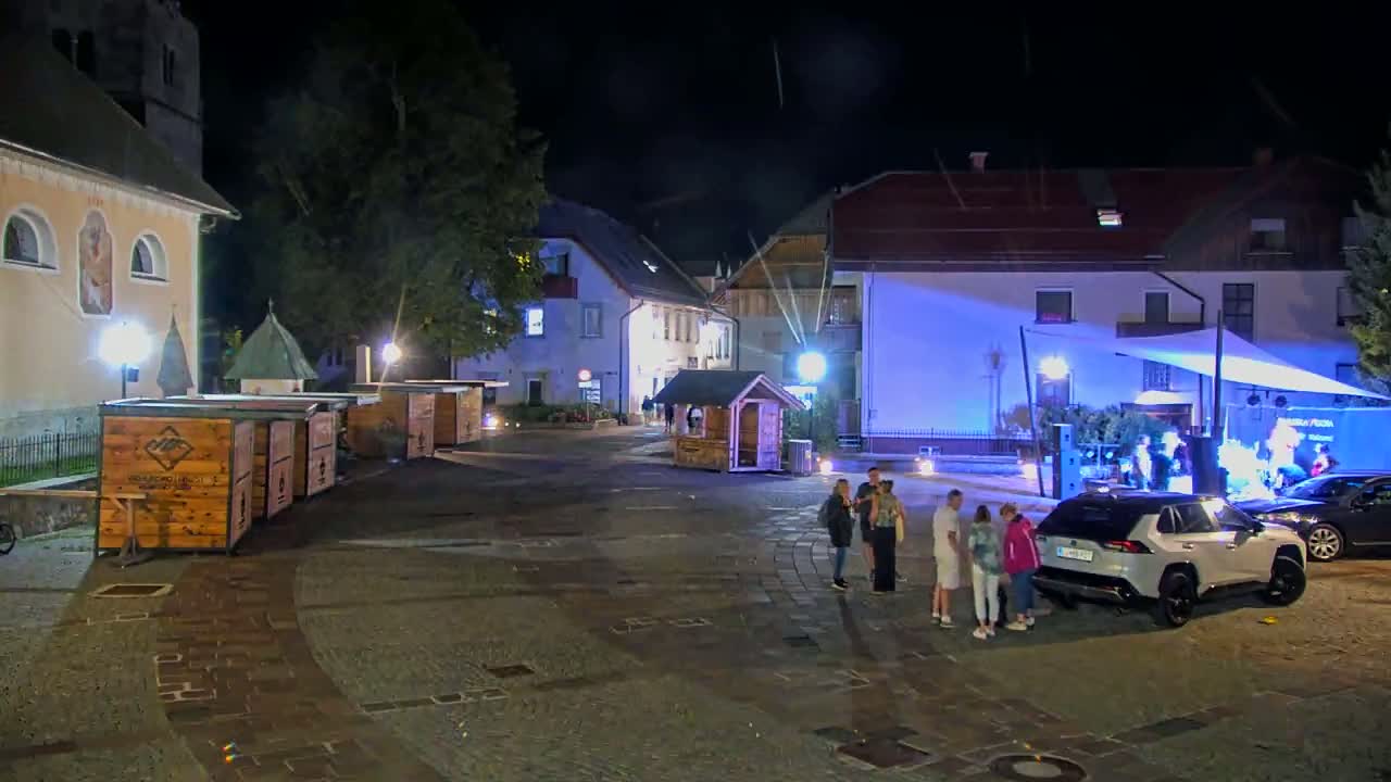 Kranjska Gora Town Center Live Cam - Jesenice, Gorenjska (Upper Carniola), Slovenia