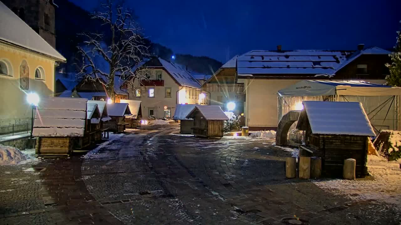 Kranjska Gora Town Center Live Cam - Jesenice, Gorenjska (Upper Carniola), Slovenia
