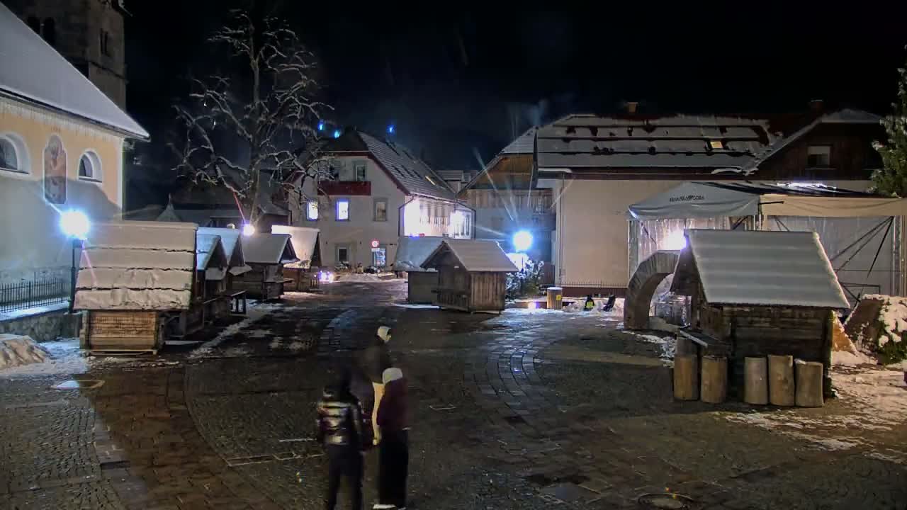 Kranjska Gora Town Center Live Cam - Jesenice, Gorenjska (Upper Carniola), Slovenia
