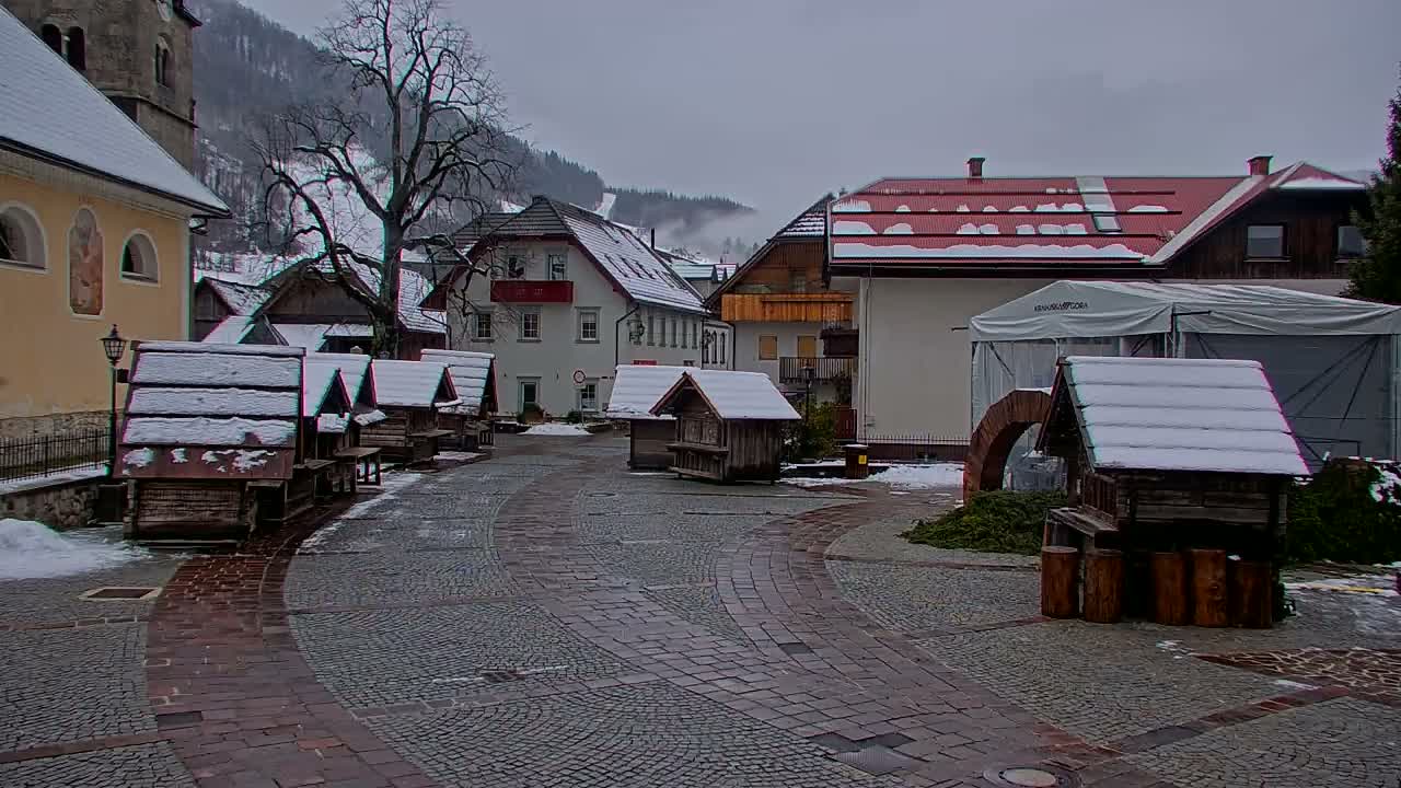 Kranjska Gora Town Center Live Cam - Jesenice, Gorenjska (Upper Carniola), Slovenia