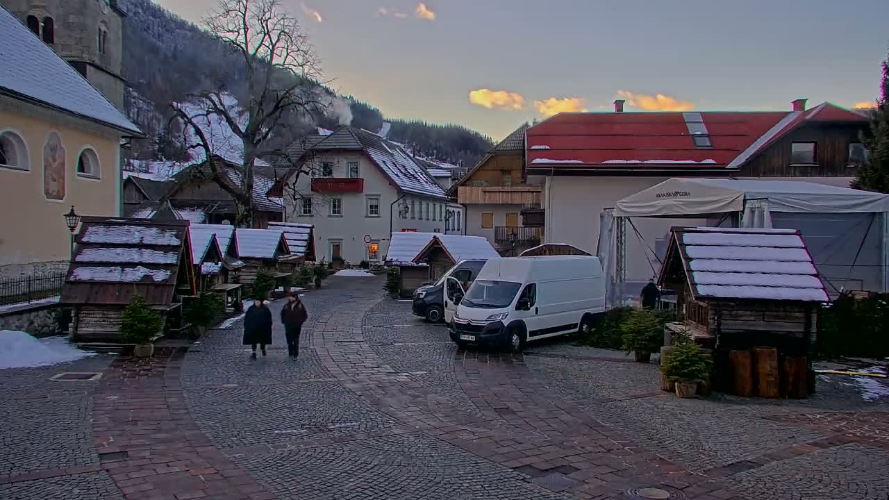 Kranjska Gora Town Center Live Cam - Jesenice, Gorenjska (Upper Carniola), Slovenia