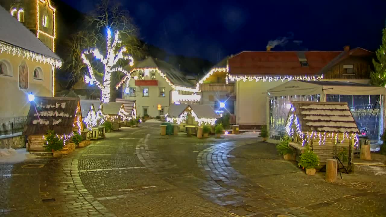 Kranjska Gora Town Center Live Cam - Jesenice, Gorenjska (Upper Carniola), Slovenia