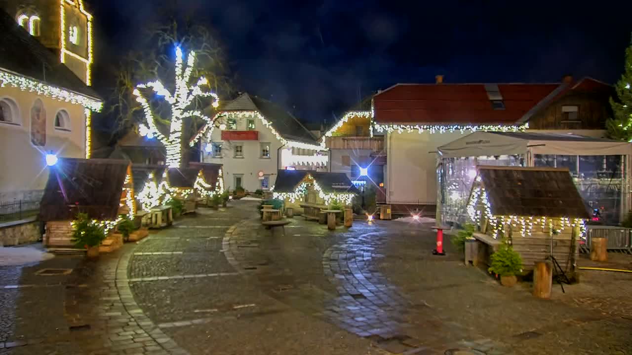 Kranjska Gora Town Center Live Cam - Jesenice, Gorenjska (Upper Carniola), Slovenia