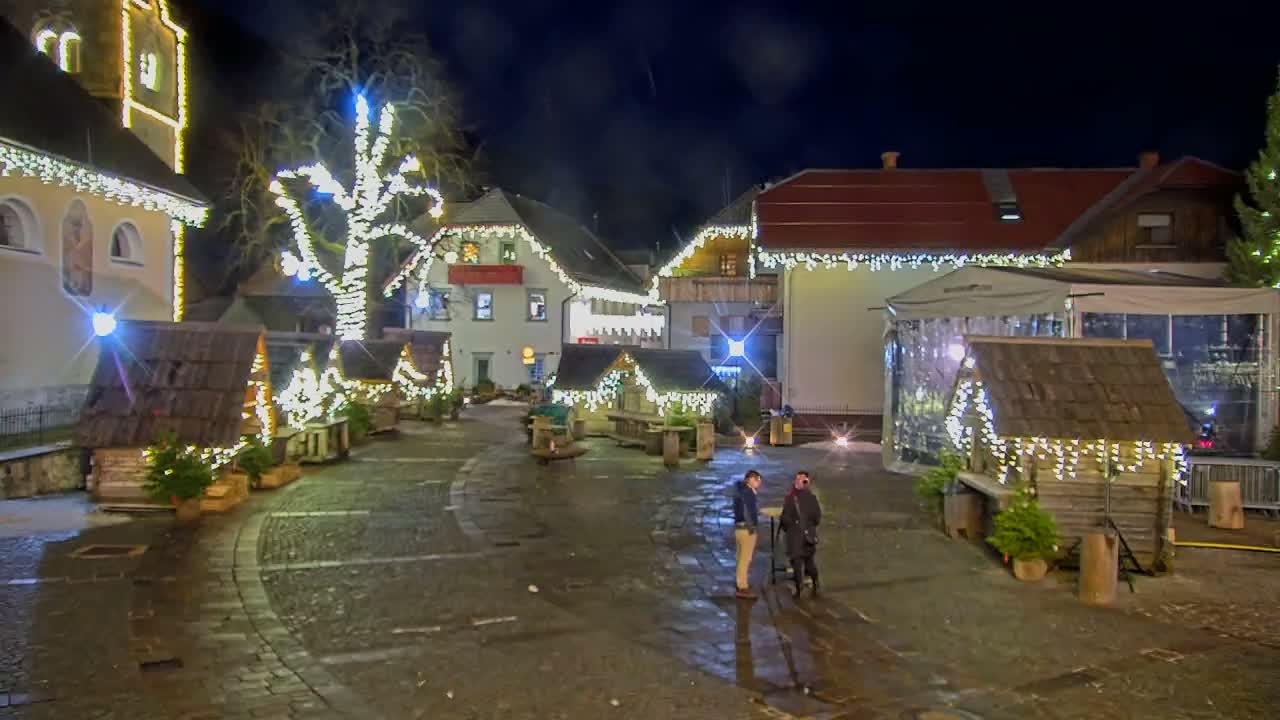 Kranjska Gora Town Center Live Cam - Jesenice, Gorenjska (Upper Carniola), Slovenia