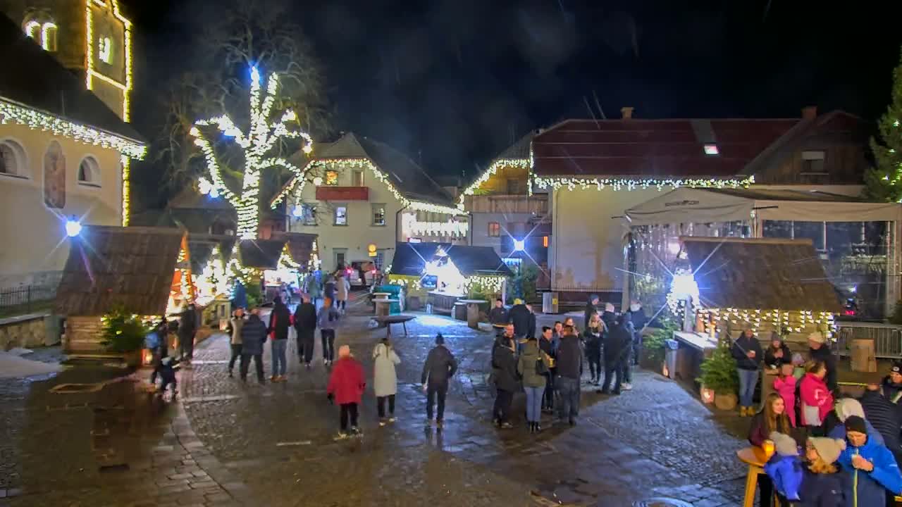 Kranjska Gora Town Center Live Cam - Jesenice, Gorenjska (Upper Carniola), Slovenia