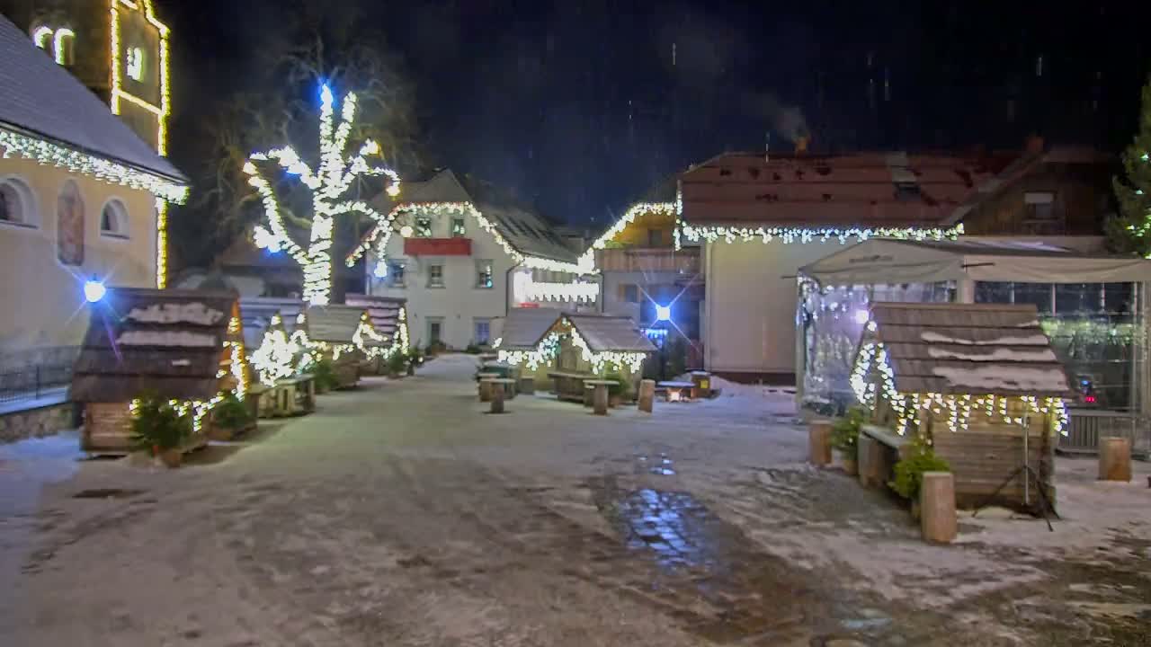Kranjska Gora Town Center Live Cam - Jesenice, Gorenjska (Upper Carniola), Slovenia