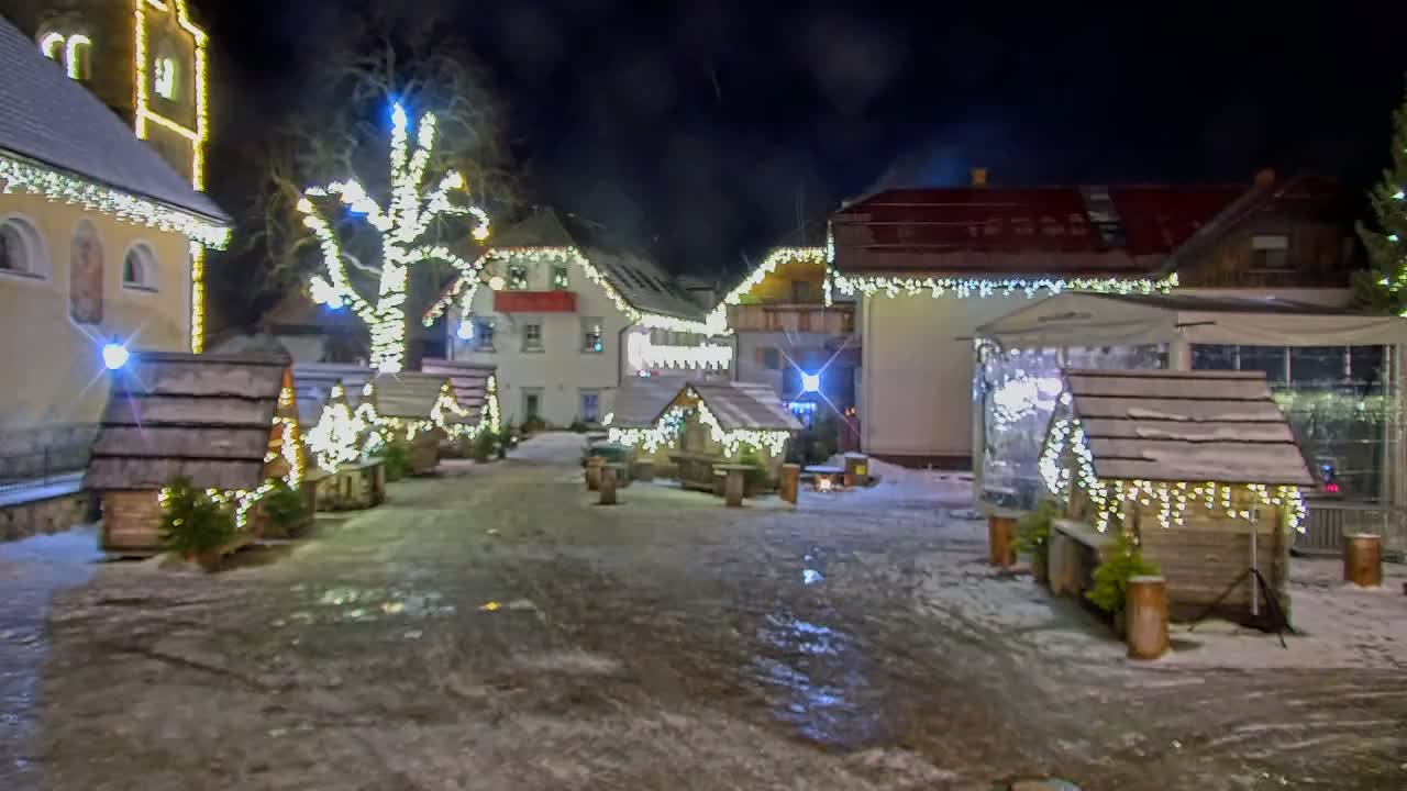 Kranjska Gora Town Center Live Cam - Jesenice, Gorenjska (Upper Carniola), Slovenia
