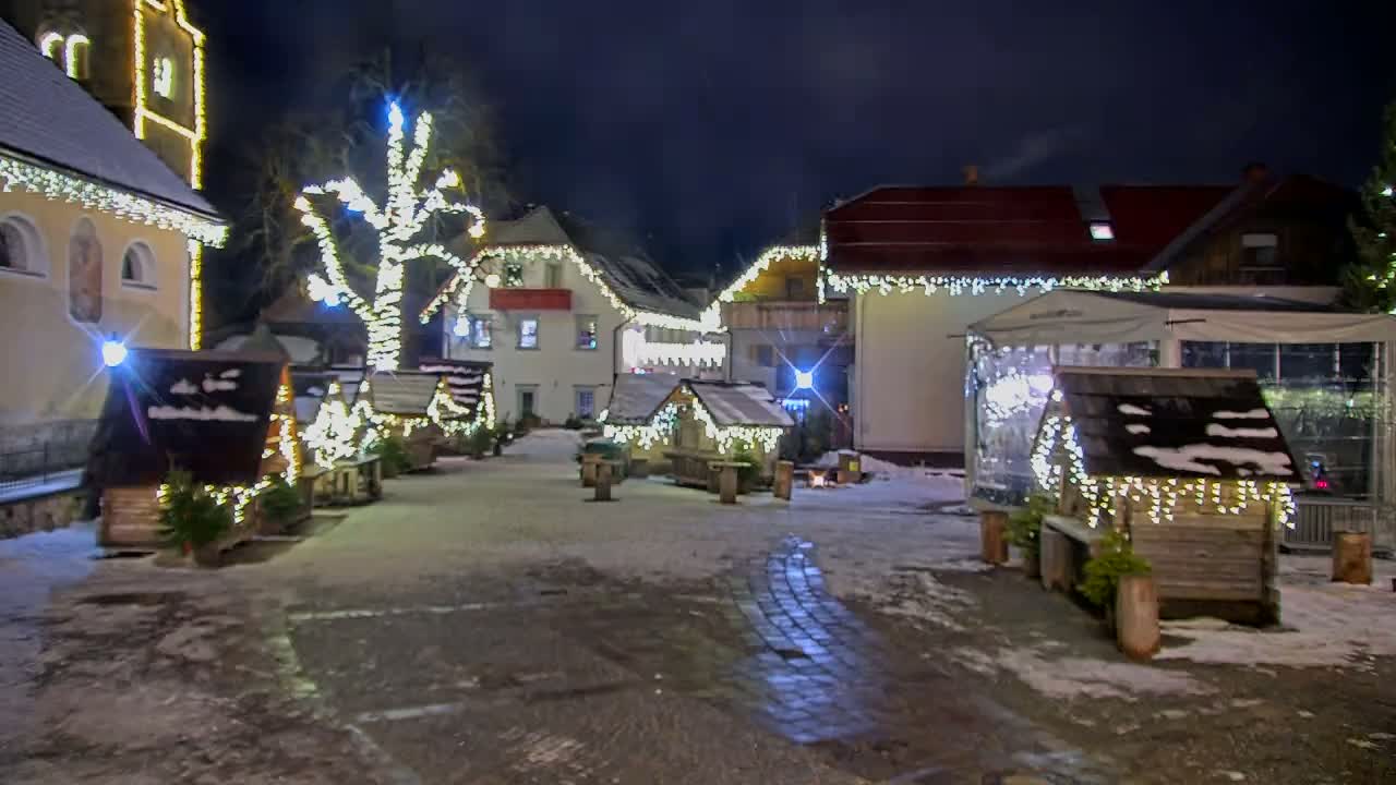 Kranjska Gora Town Center Live Cam - Jesenice, Gorenjska (Upper Carniola), Slovenia