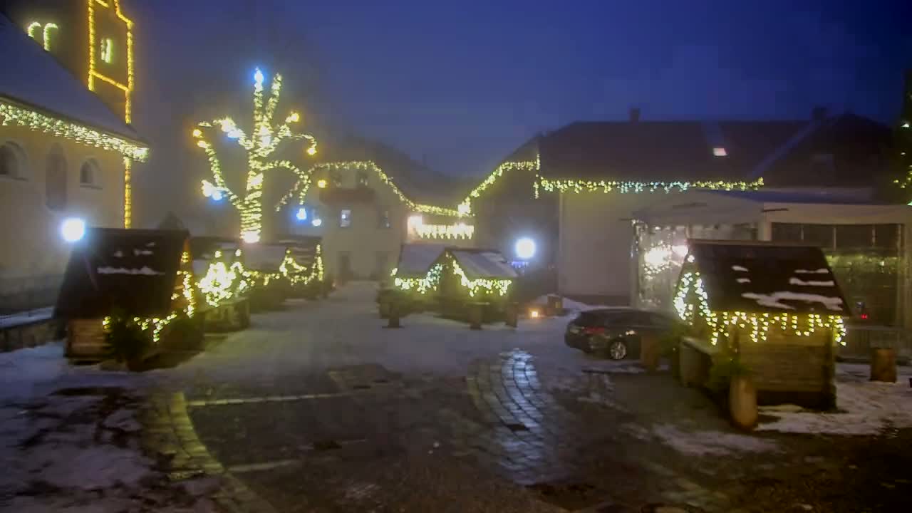 Kranjska Gora Town Center Live Cam - Jesenice, Gorenjska (Upper Carniola), Slovenia