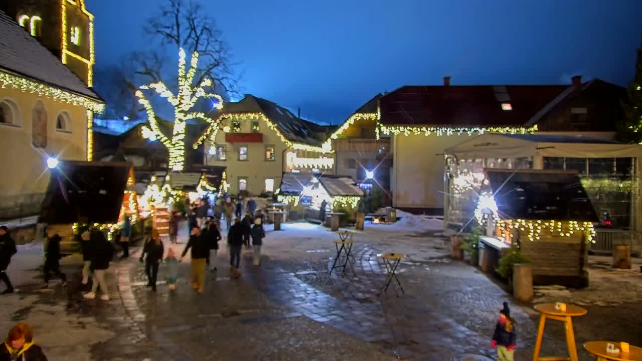 Kranjska Gora Town Center Live Cam - Jesenice, Gorenjska (Upper Carniola), Slovenia