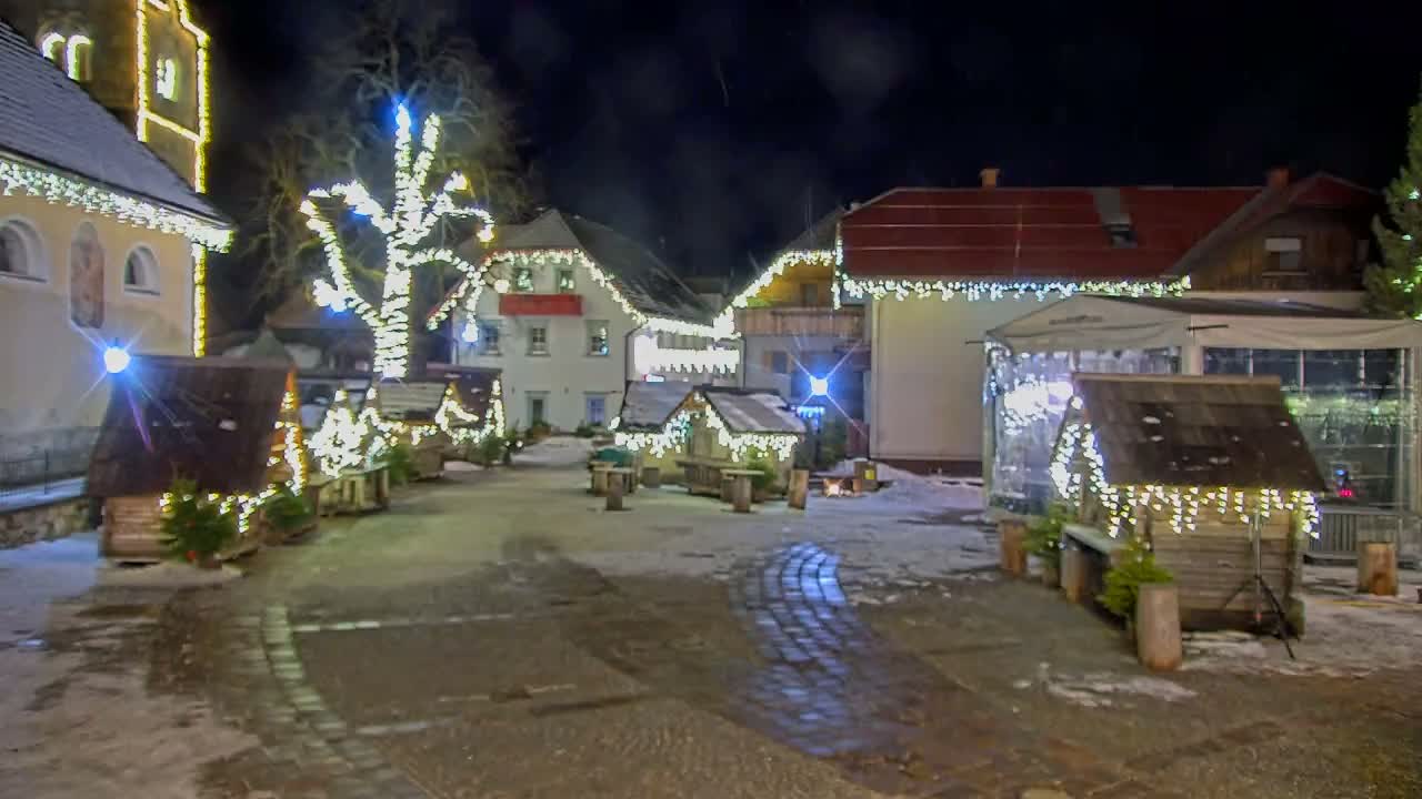Kranjska Gora Town Center Live Cam - Jesenice, Gorenjska (Upper Carniola), Slovenia