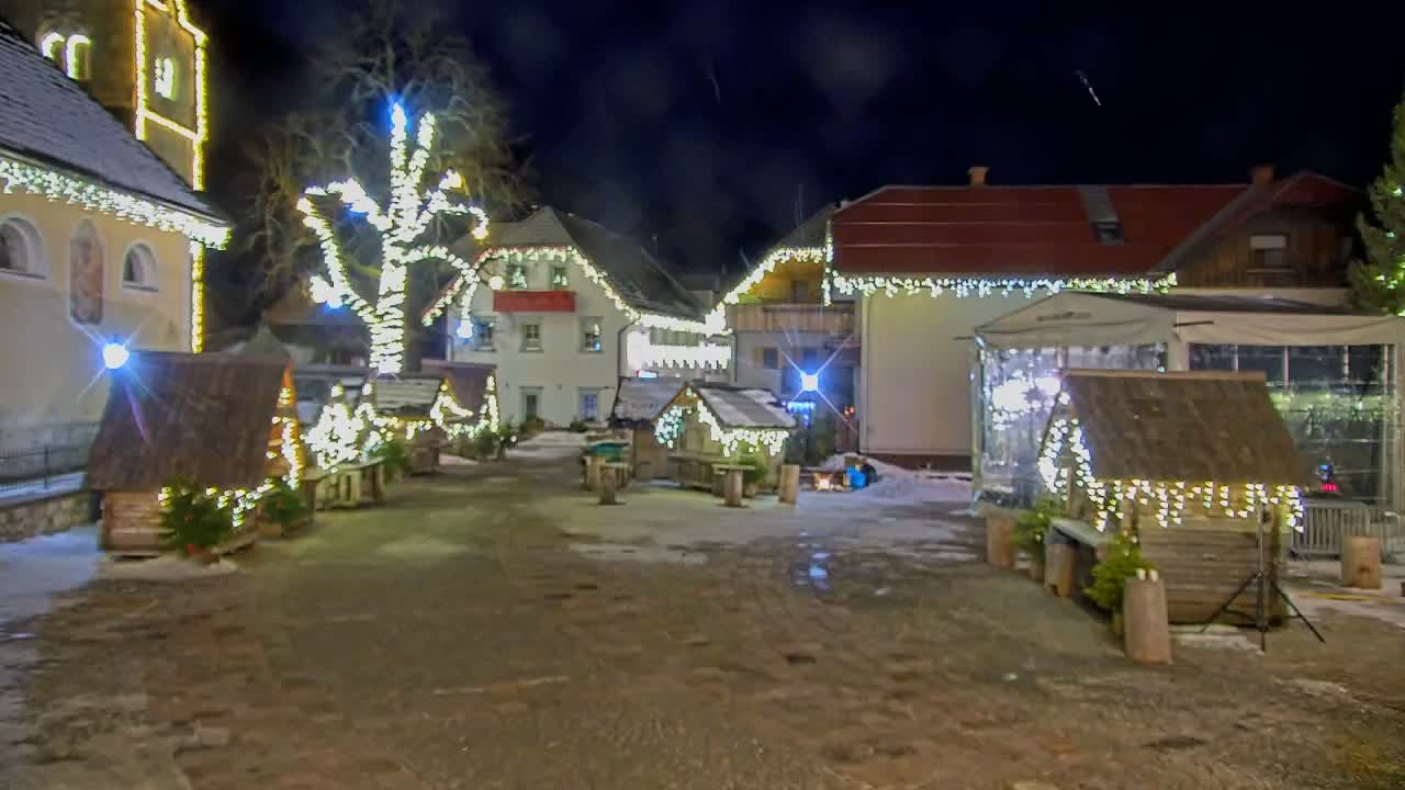 Kranjska Gora Town Center Live Cam - Jesenice, Gorenjska (Upper Carniola), Slovenia