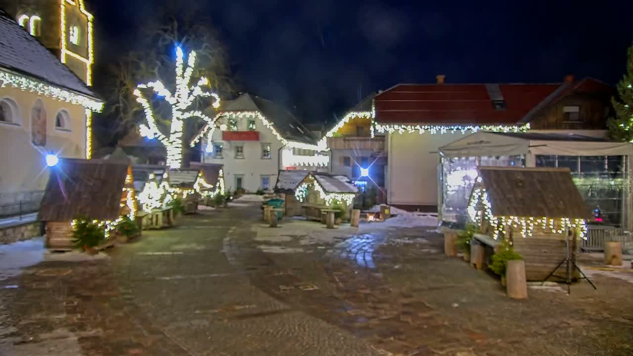 Kranjska Gora Town Center Live Cam - Jesenice, Gorenjska (Upper Carniola), Slovenia