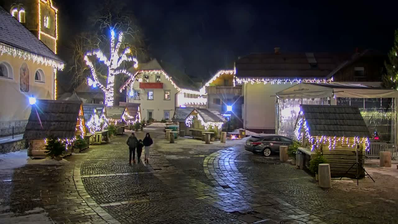 Kranjska Gora Town Center Live Cam - Jesenice, Gorenjska (Upper Carniola), Slovenia