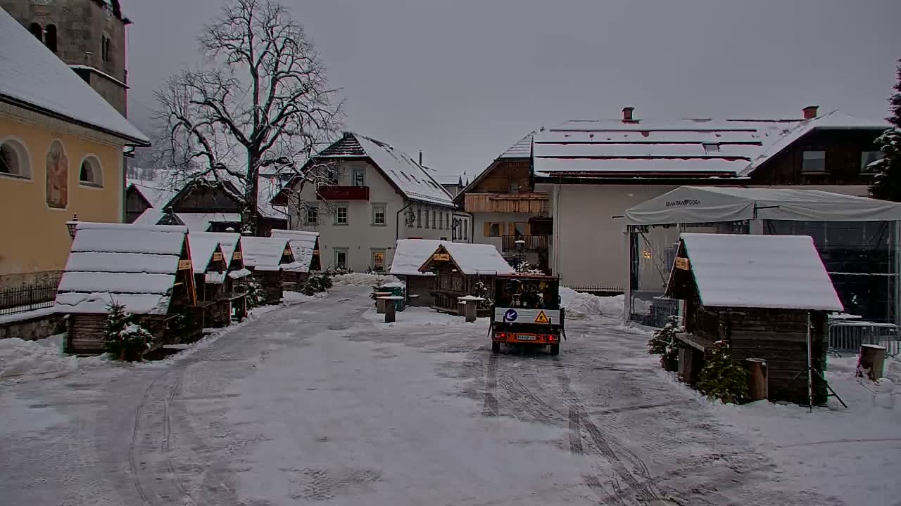 Kranjska Gora Town Center Live Cam - Jesenice, Gorenjska (Upper Carniola), Slovenia