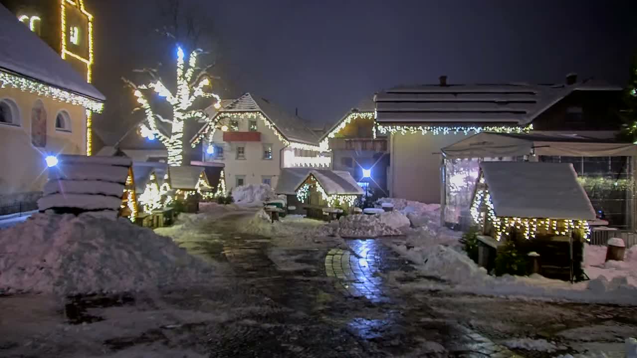 Kranjska Gora Town Center Live Cam - Jesenice, Gorenjska (Upper Carniola), Slovenia