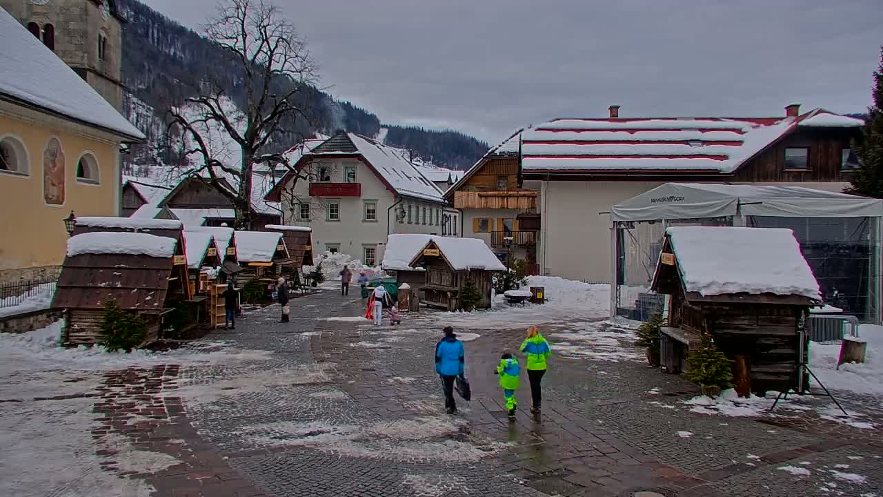 Kranjska Gora Town Center Live Cam - Jesenice, Gorenjska (Upper Carniola), Slovenia