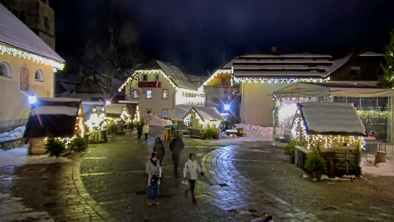 Kranjska Gora Town Center Live Cam - Jesenice, Gorenjska (Upper Carniola), Slovenia