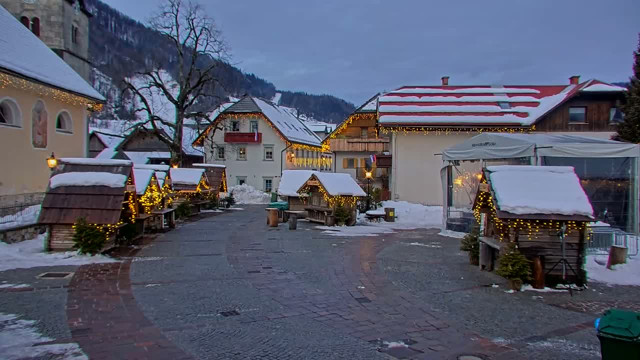 Kranjska Gora Town Center Live Cam - Jesenice, Gorenjska (Upper Carniola), Slovenia