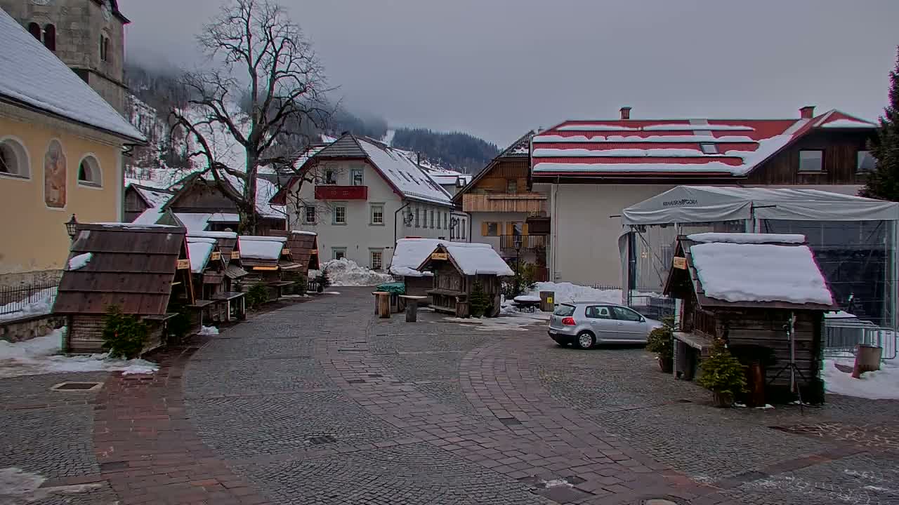 Kranjska Gora Town Center Live Cam - Jesenice, Gorenjska (Upper Carniola), Slovenia