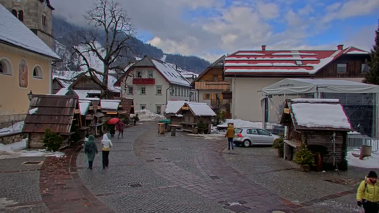 Kranjska Gora Town Center Live Cam - Jesenice, Gorenjska (Upper Carniola), Slovenia