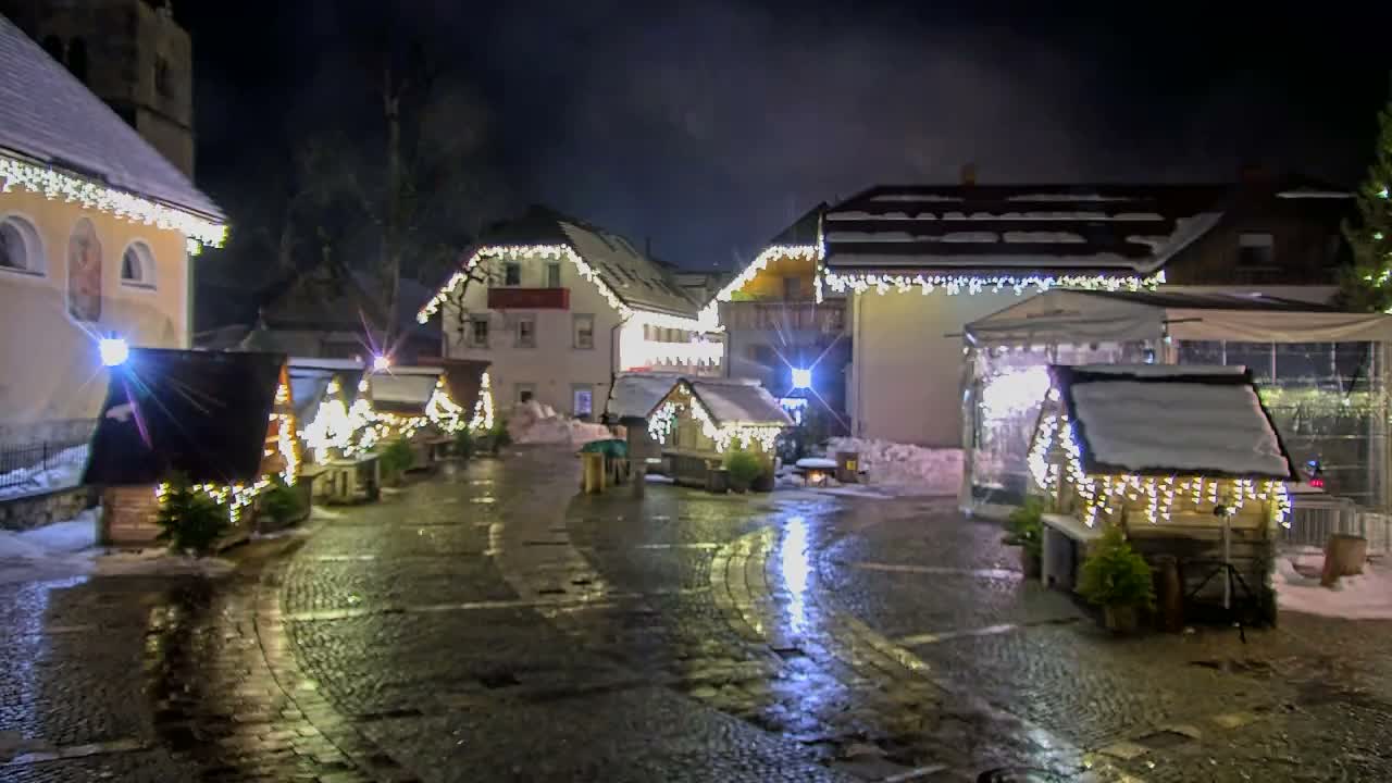 Kranjska Gora Town Center Live Cam - Jesenice, Gorenjska (Upper Carniola), Slovenia