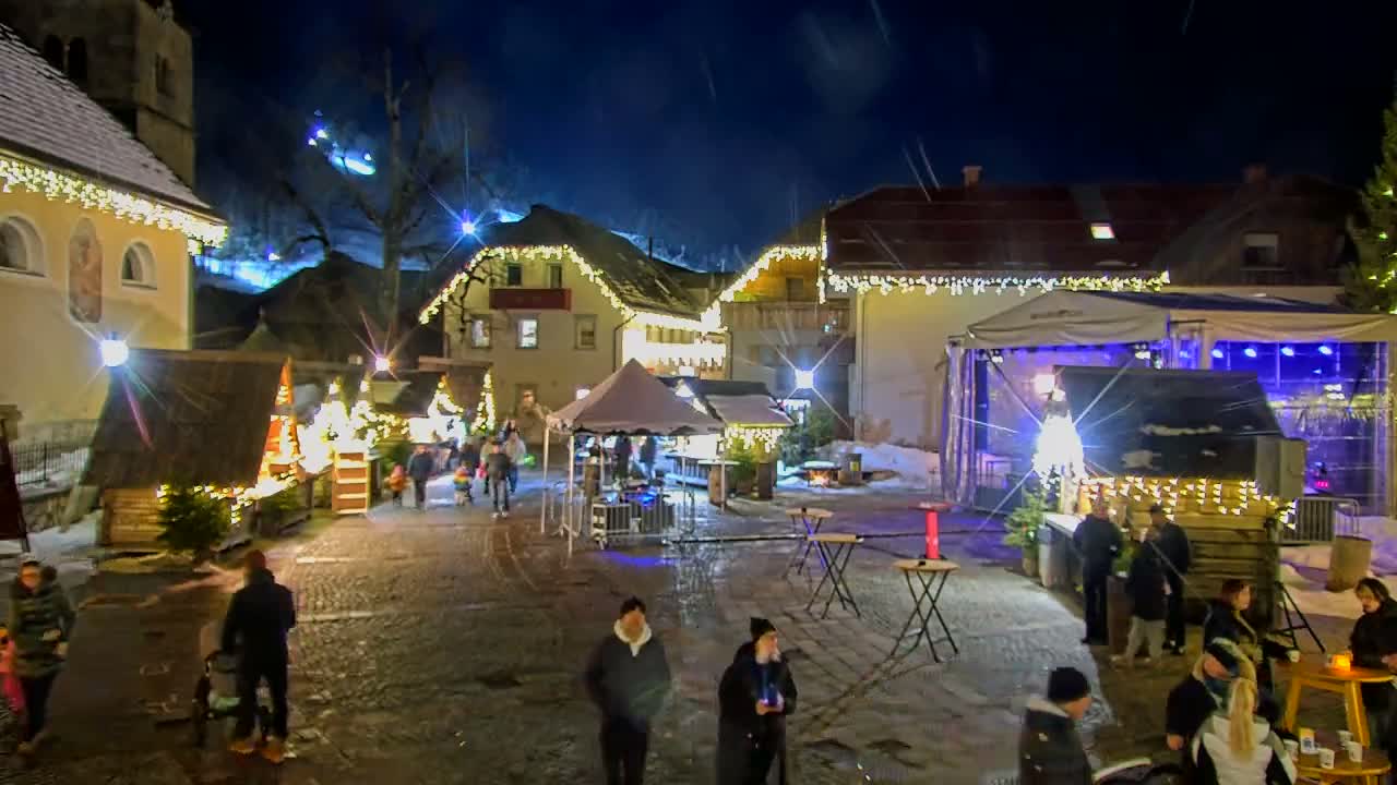 Kranjska Gora Town Center Live Cam - Jesenice, Gorenjska (Upper Carniola), Slovenia