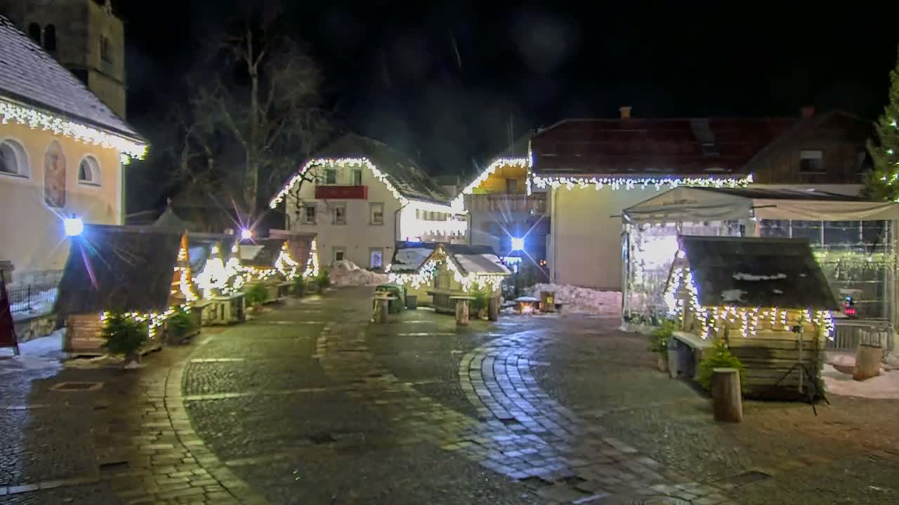 Kranjska Gora Town Center Live Cam - Jesenice, Gorenjska (Upper Carniola), Slovenia