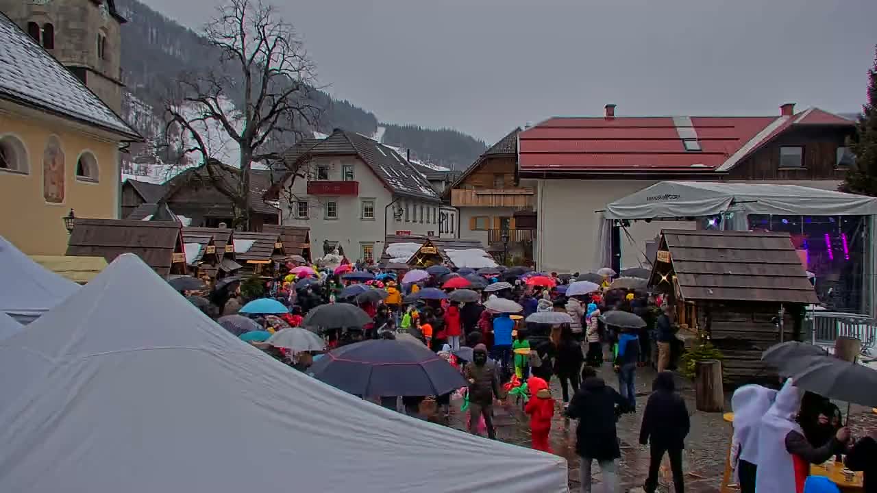 Kranjska Gora Town Center Live Cam - Jesenice, Gorenjska (Upper Carniola), Slovenia