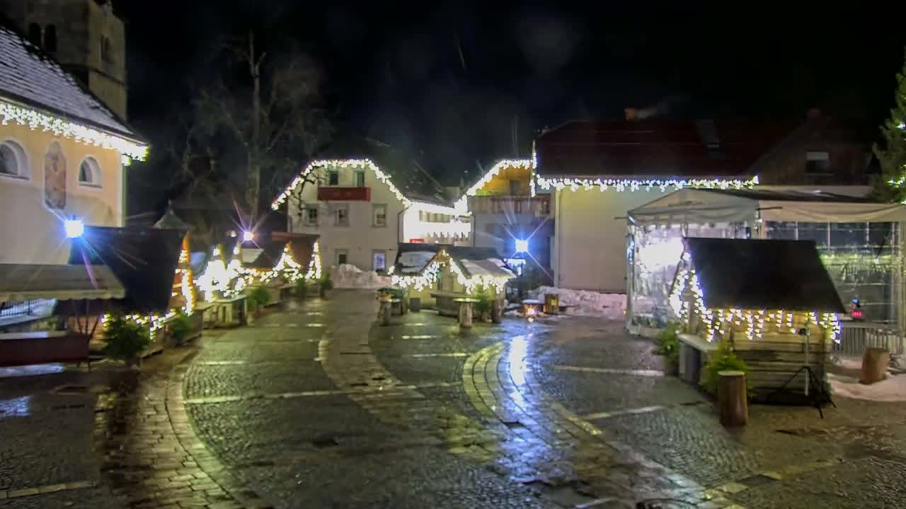 Kranjska Gora Town Center Live Cam - Jesenice, Gorenjska (Upper Carniola), Slovenia