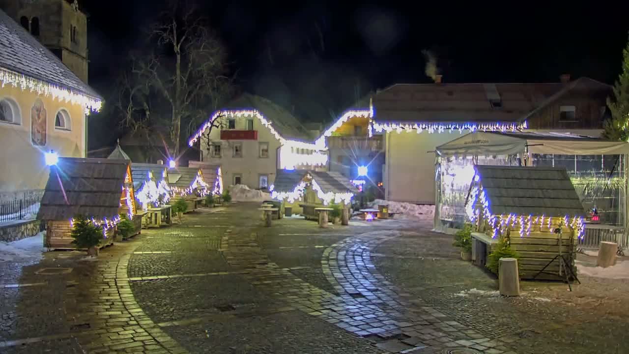 Kranjska Gora Town Center Live Cam - Jesenice, Gorenjska (Upper Carniola), Slovenia