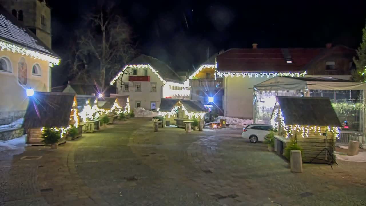 Kranjska Gora Town Center Live Cam - Jesenice, Gorenjska (Upper Carniola), Slovenia