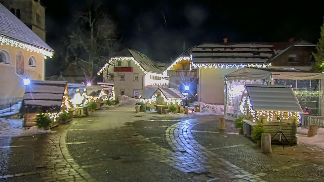 Kranjska Gora Town Center Live Cam - Jesenice, Gorenjska (Upper Carniola), Slovenia