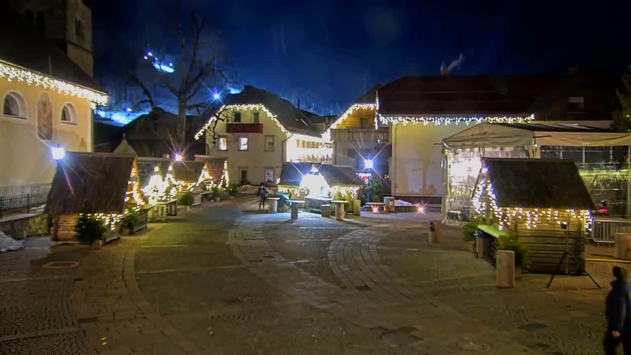 Kranjska Gora Town Center Live Cam - Jesenice, Gorenjska (Upper Carniola), Slovenia
