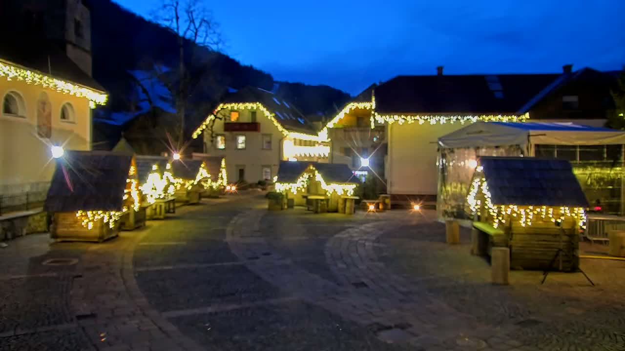 Kranjska Gora Town Center Live Cam - Jesenice, Gorenjska (Upper Carniola), Slovenia