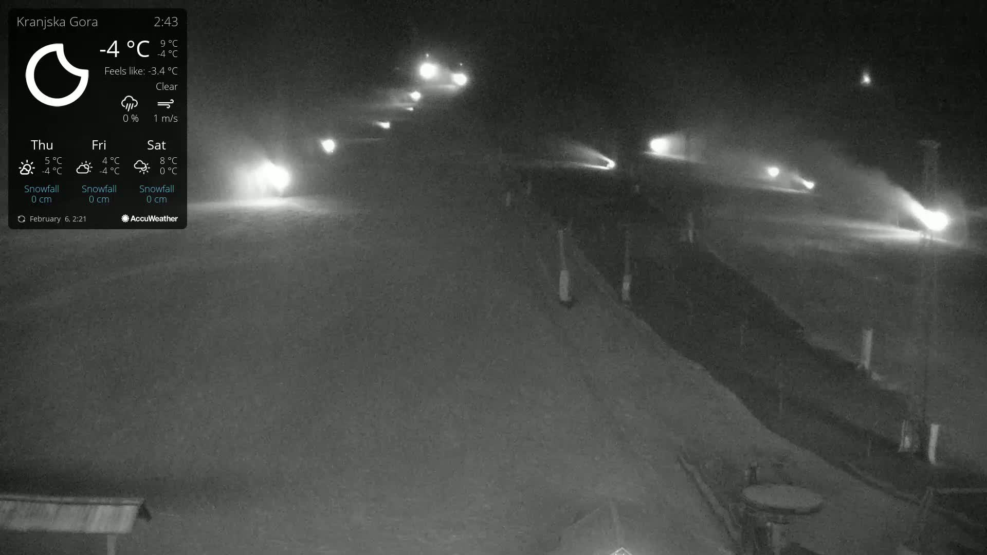 Kranjska Gora Ski Slopes Live Cam - Jesenice, Gorenjska (Upper Carniola), Slovenia