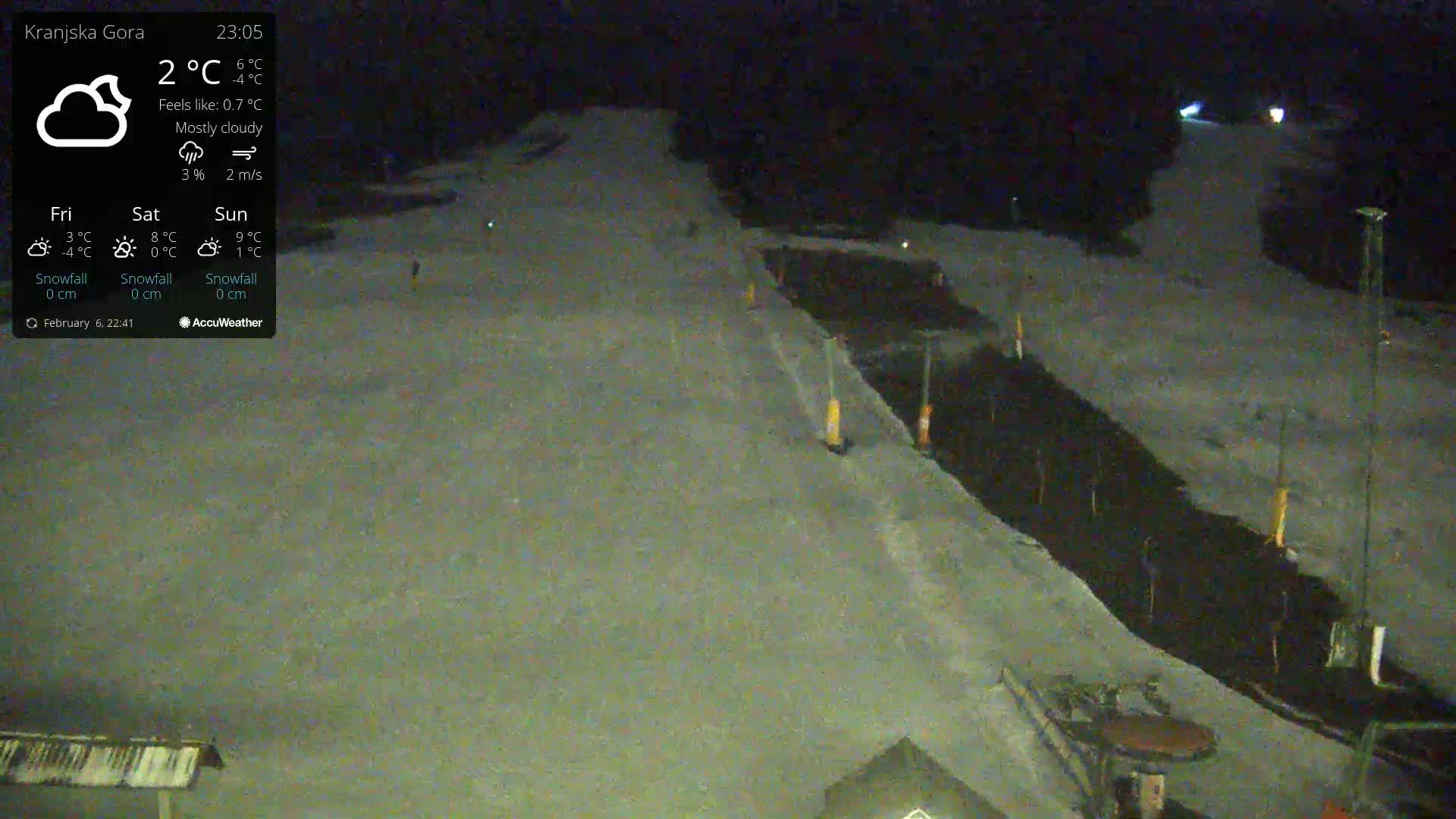 Kranjska Gora Ski Slopes Live Cam - Jesenice, Gorenjska (Upper Carniola), Slovenia