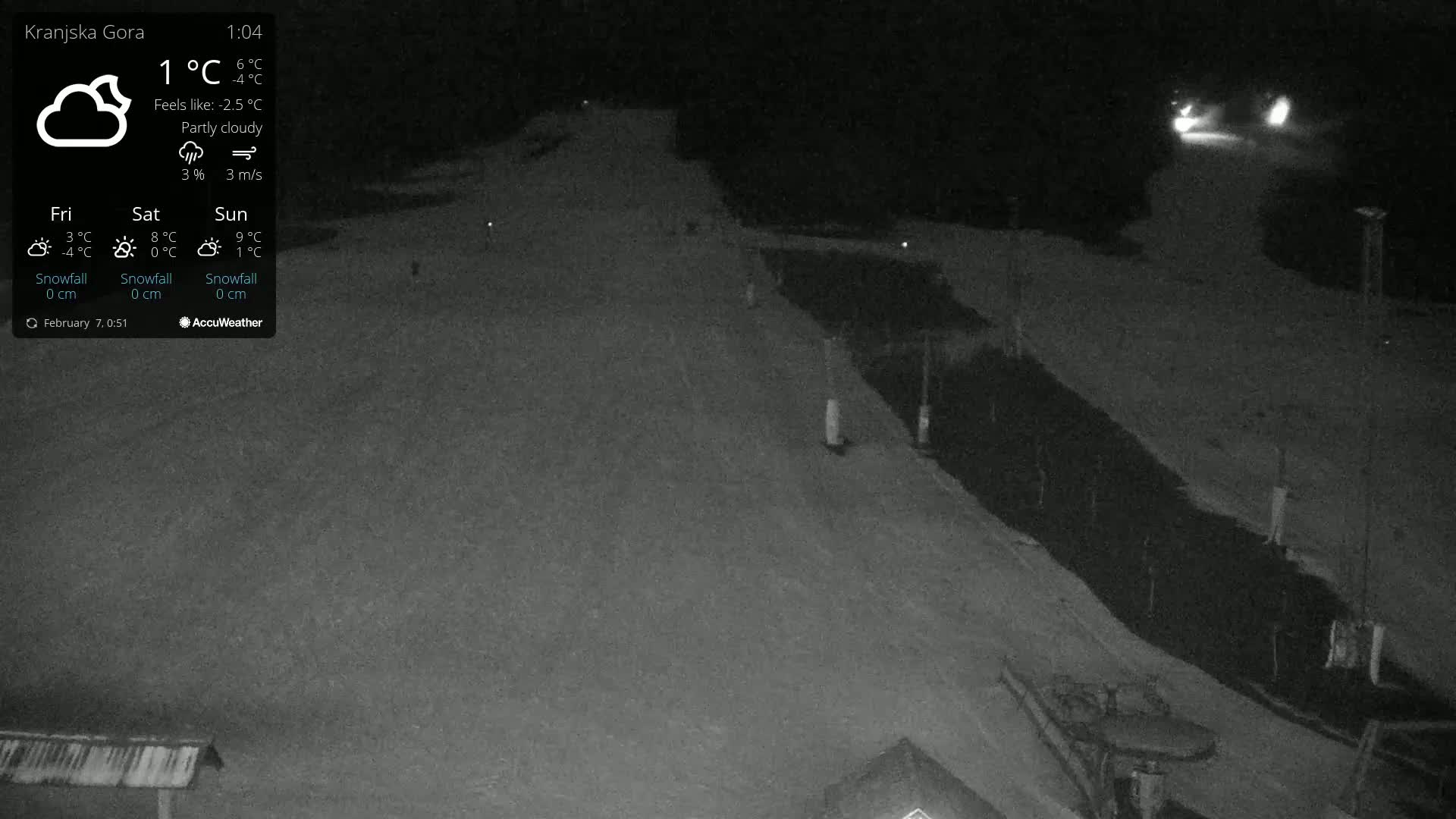 Kranjska Gora Ski Slopes Live Cam - Jesenice, Gorenjska (Upper Carniola), Slovenia