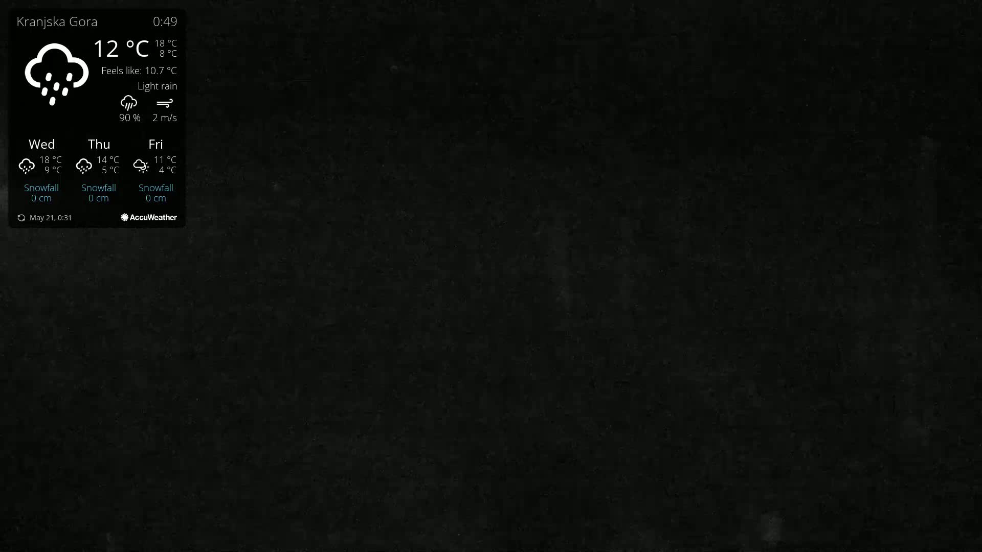 Kranjska Gora Ski Slopes Live Cam - Jesenice, Gorenjska (Upper Carniola), Slovenia