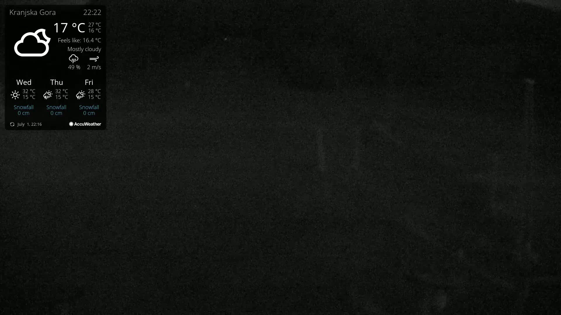 Kranjska Gora Ski Slopes Live Cam - Jesenice, Gorenjska (Upper Carniola), Slovenia