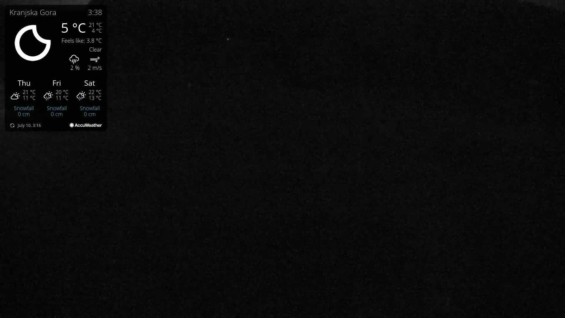 Kranjska Gora Ski Slopes Live Cam - Jesenice, Gorenjska (Upper Carniola), Slovenia