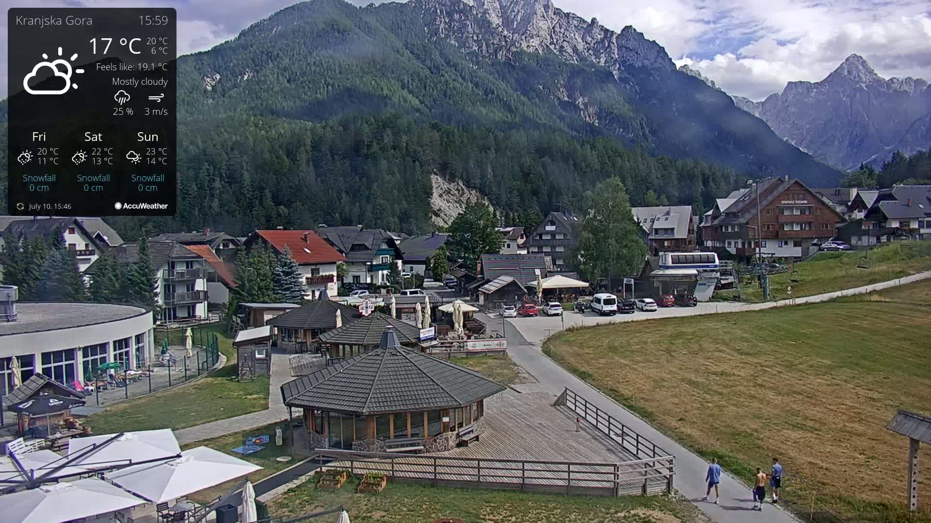 Kranjska Gora Ski Slopes Live Cam - Jesenice, Gorenjska (Upper Carniola), Slovenia