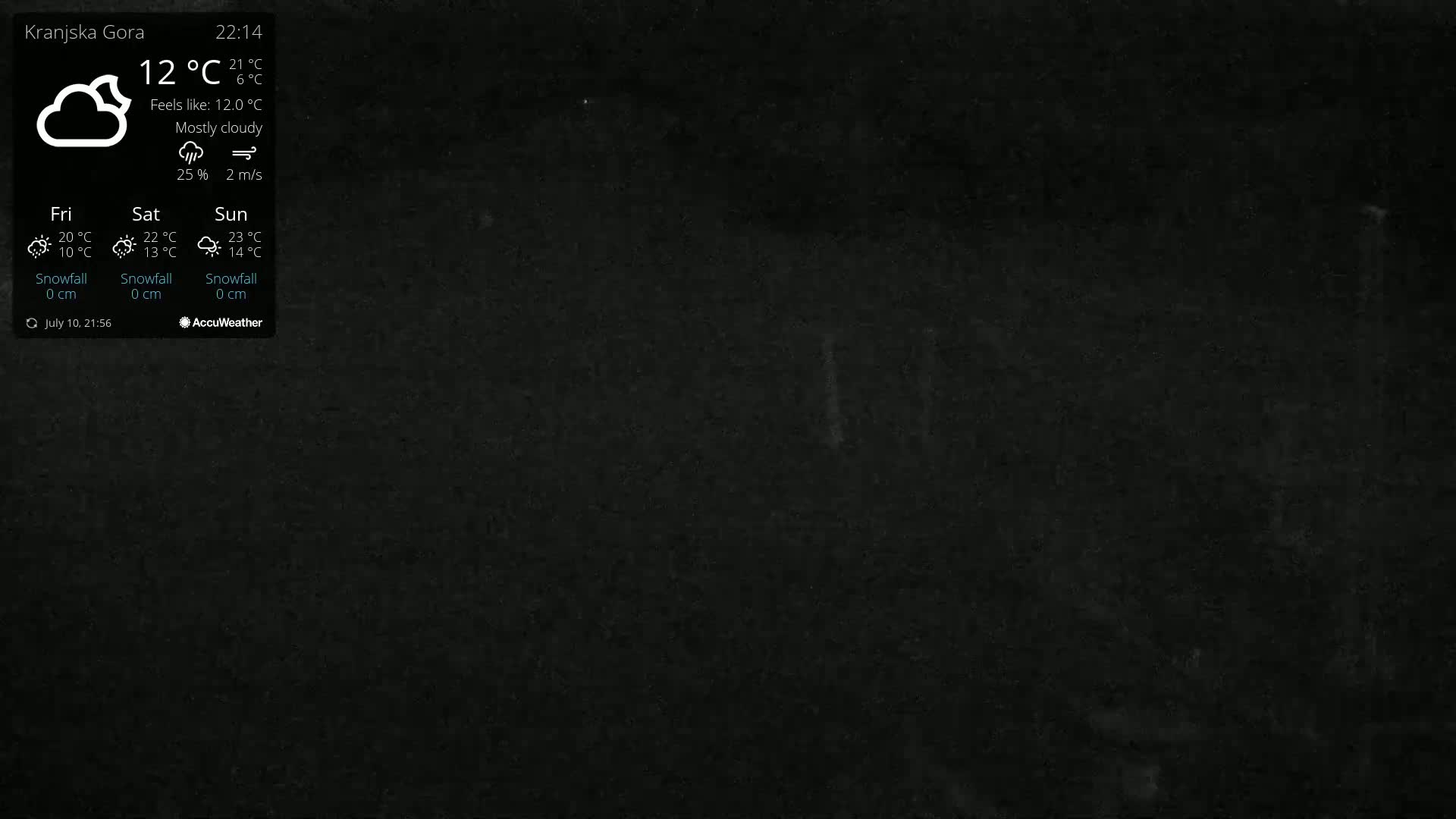Kranjska Gora Ski Slopes Live Cam - Jesenice, Gorenjska (Upper Carniola), Slovenia