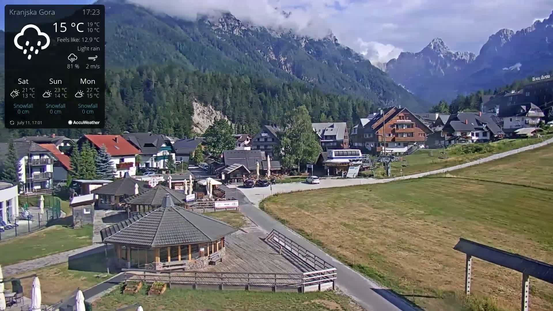 Kranjska Gora Ski Slopes Live Cam - Jesenice, Gorenjska (Upper Carniola), Slovenia