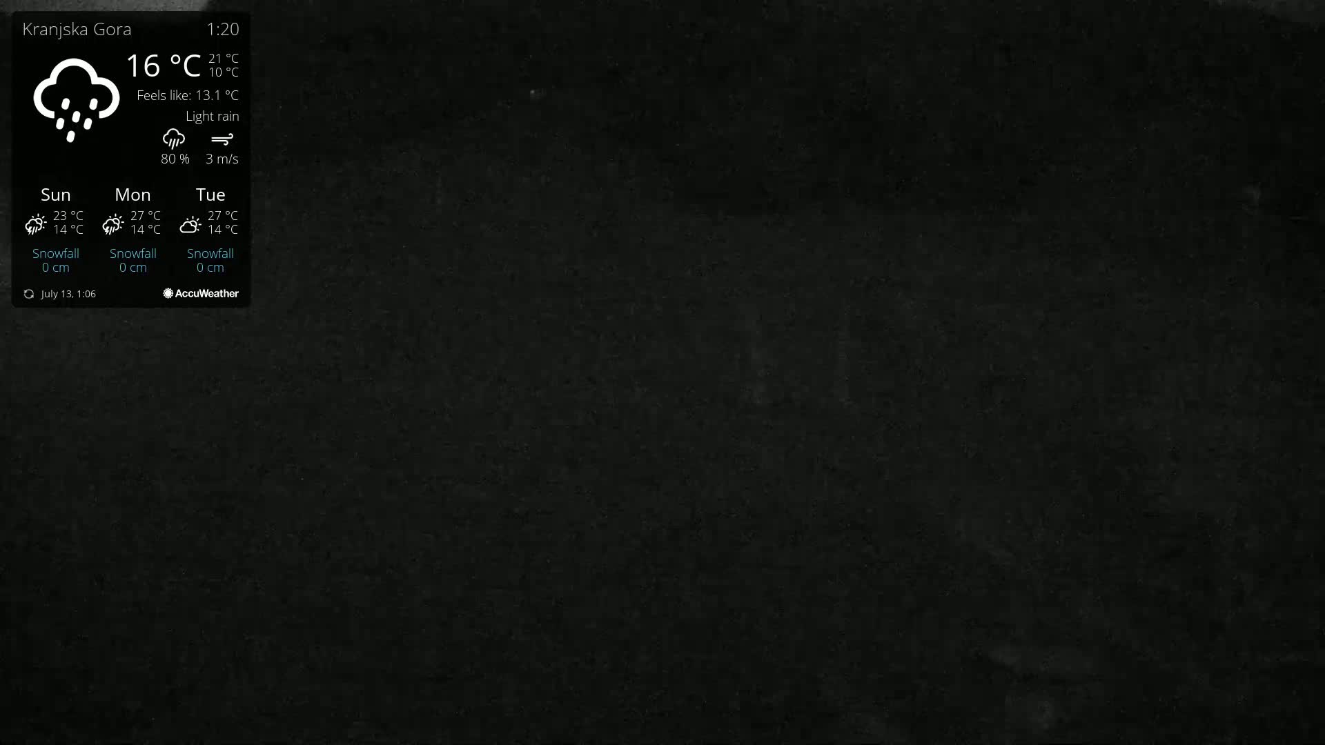 Kranjska Gora Ski Slopes Live Cam - Jesenice, Gorenjska (Upper Carniola), Slovenia